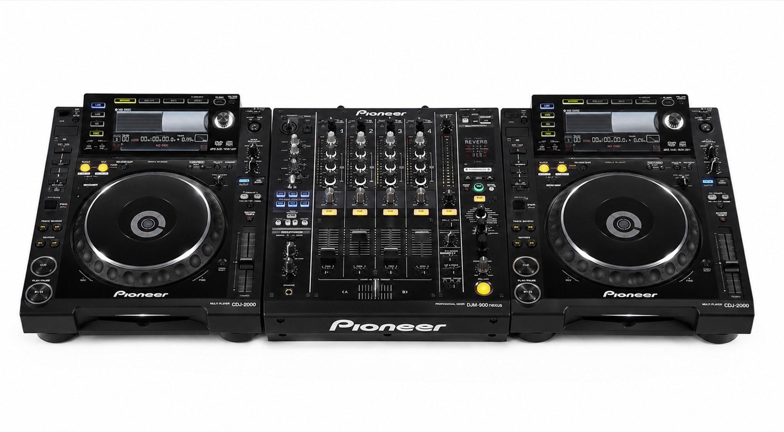 2x Pioneer CDJ-2000 + DJM-900 Nexus  Nieuwstaat +flightcases, Ophalen, Zo goed als nieuw, Dj-set, Pioneer