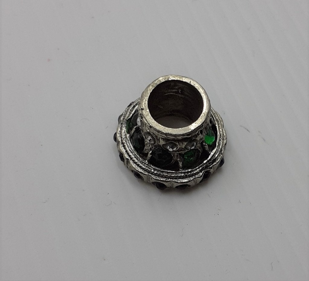 Pendok Slorok Yogyakarta Goud-Messing met Zilver-Inlay PSY08, Antiek en Kunst, Zilver, Handgemaakt, Sieraad, Verzenden