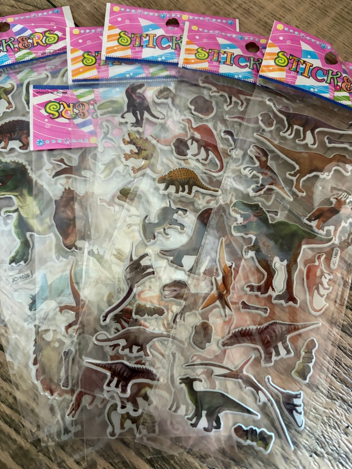 Dinosaurus stickers - set van meerdere vellen, Ophalen, Nieuw, Meerdere stickers