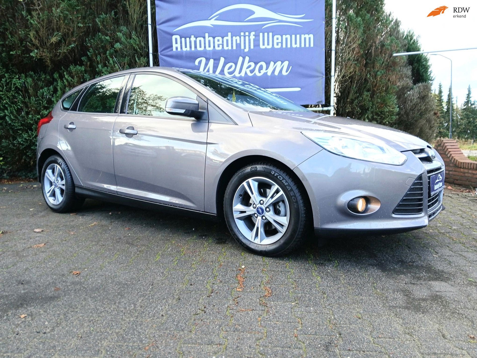 Ford Focus 1.0 EcoBoost Edition Plus, Climate control, LM ve, 101 pk, Gebruikt, Bruin, Bedrijf