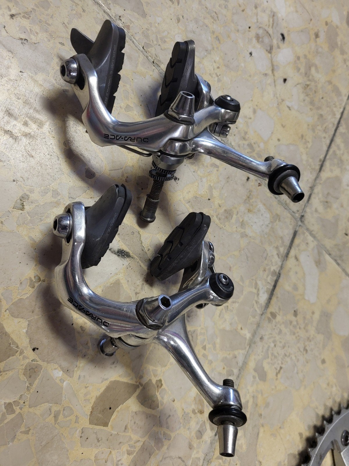 Shimano Dura Ace br-7402 remmen brake calipers, Remmen, Gebruikt, Shimano, Ophalen of Verzenden