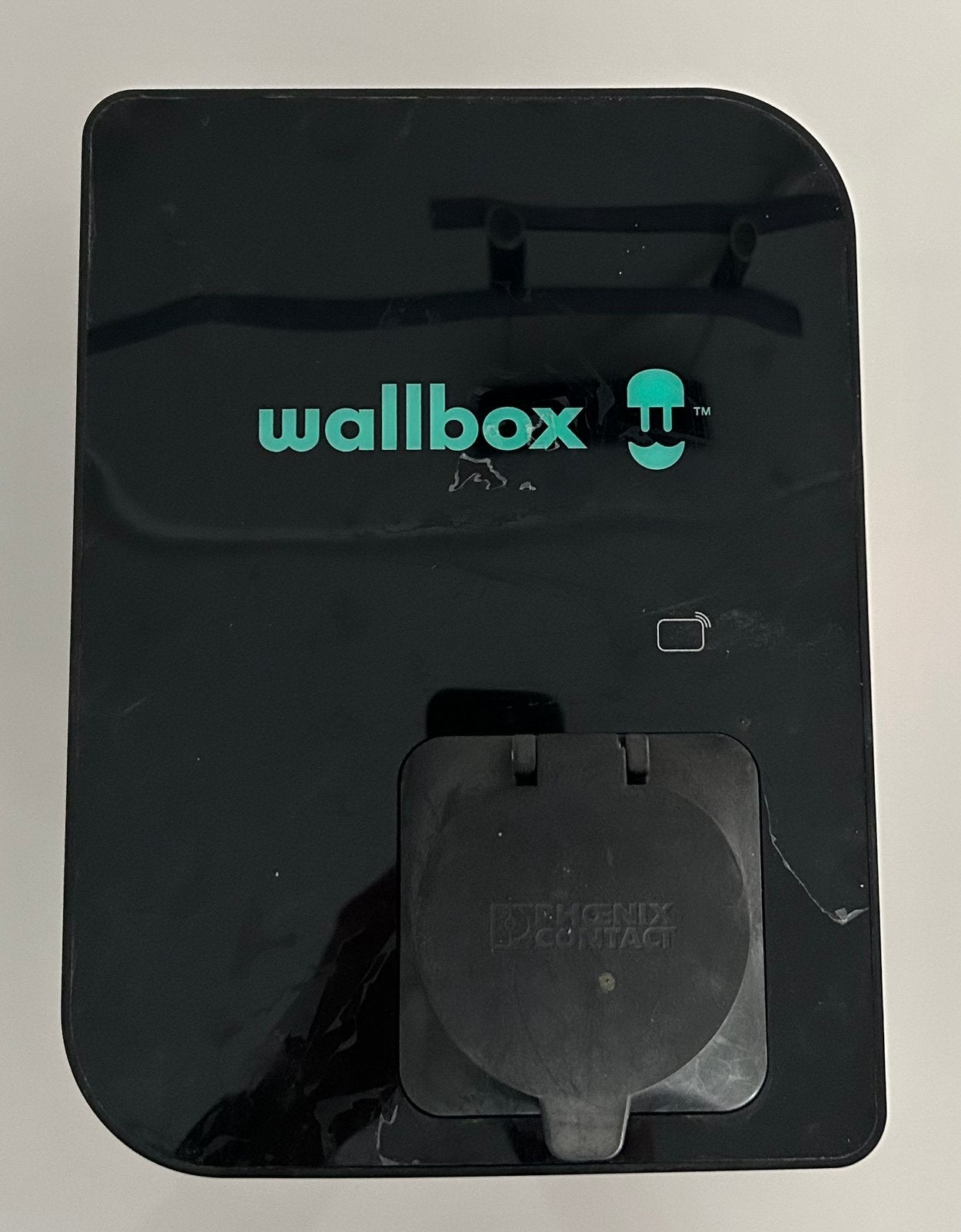 Wallbox laadpaal - Voorzijde heel, wel wat verweerd, Ophalen of Verzenden, Gebruikt, Laadpaal
