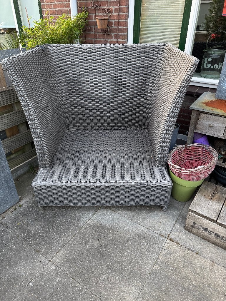 Moet weg   aparte mooie wicker stoelen/loveseats, Tuin en Terras, Ophalen, Zo goed als nieuw, Wicker