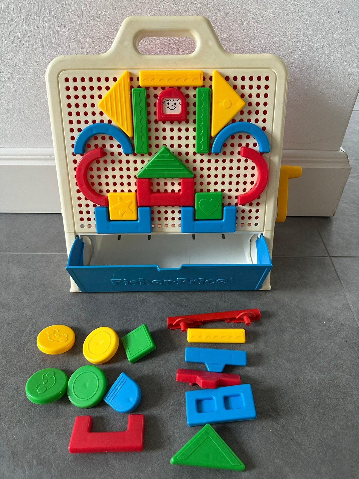 Vintage Fisher-Price Speelset: Vormen en Kleuren Puzzel, Ophalen of Verzenden, Gebruikt, Speelset