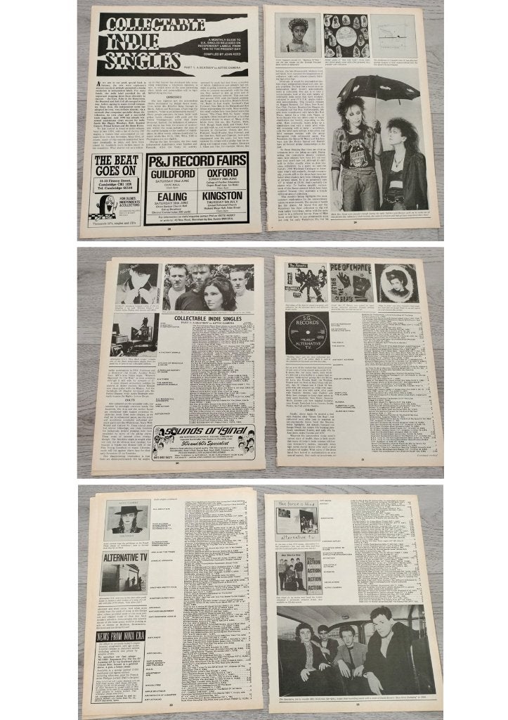 Collectable Indie Singles 6-pagina’s Record Collector UK, Verzenden, Gebruikt, Boek, Tijdschrift of Artikel