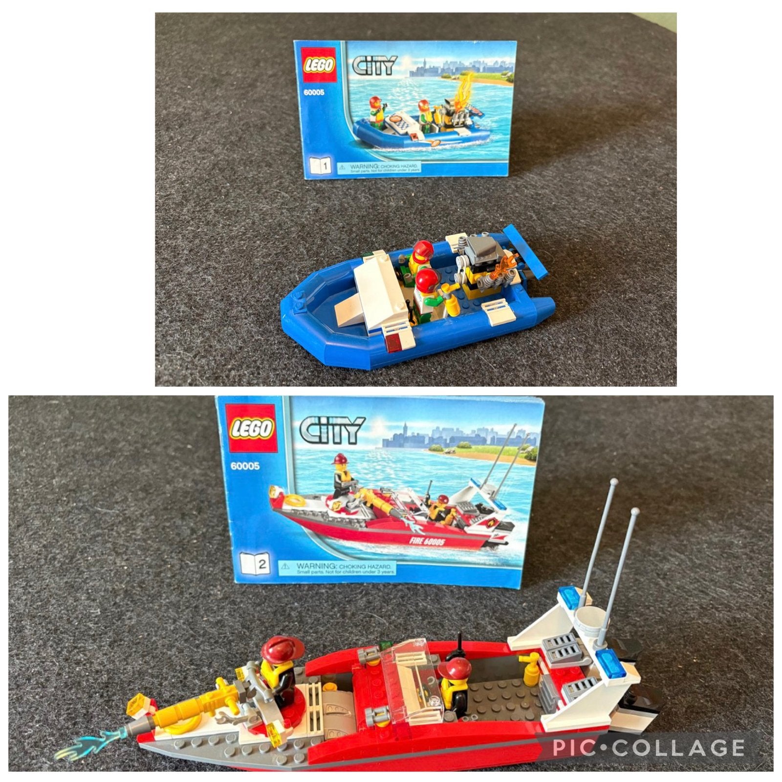 LEGO City 60005 Brandweerboot & Reddingsboot, Ophalen of Verzenden, Gebruikt, Overige merken