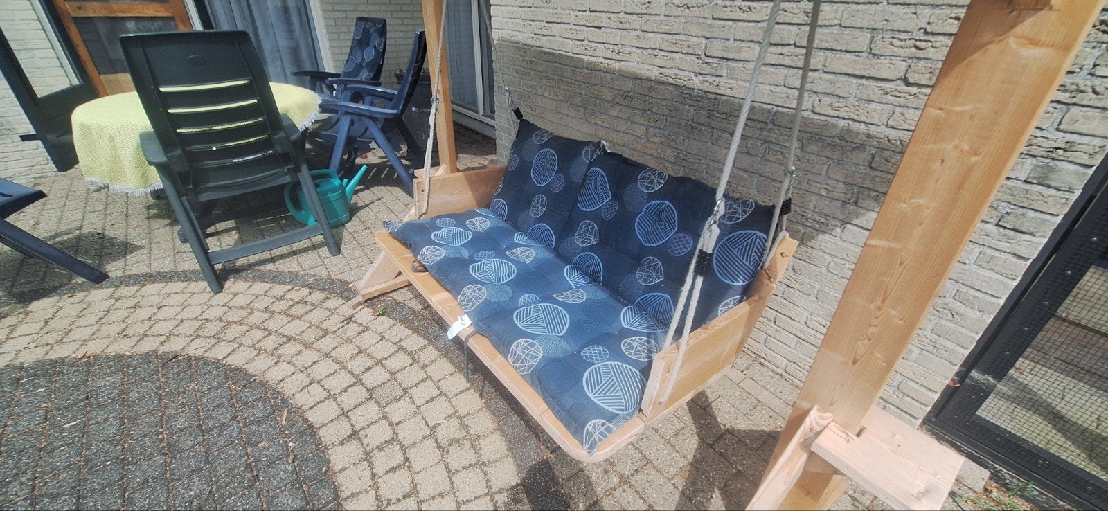Schommelbank, Ophalen, Nieuw, Hout, Schommelbank