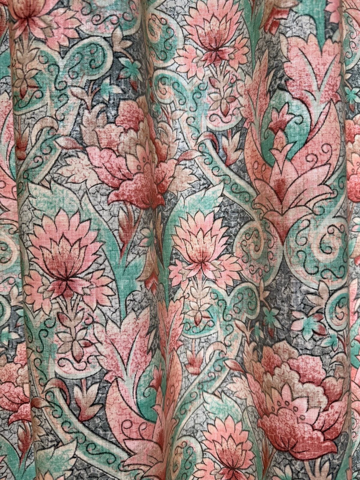 Gordijnen Arts & Crafts/Jugendstil (William Morris Stijl), Ophalen, Gebruikt, Lichtdoorlatend, Polyester