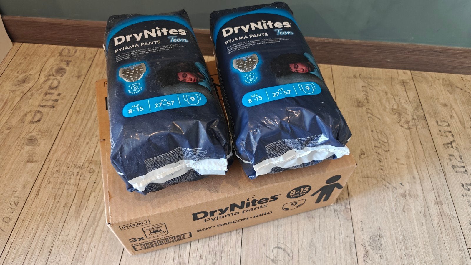 DryNites Pyjama Pants - 8-15 jaar (45 stuks), Ophalen, Nieuw