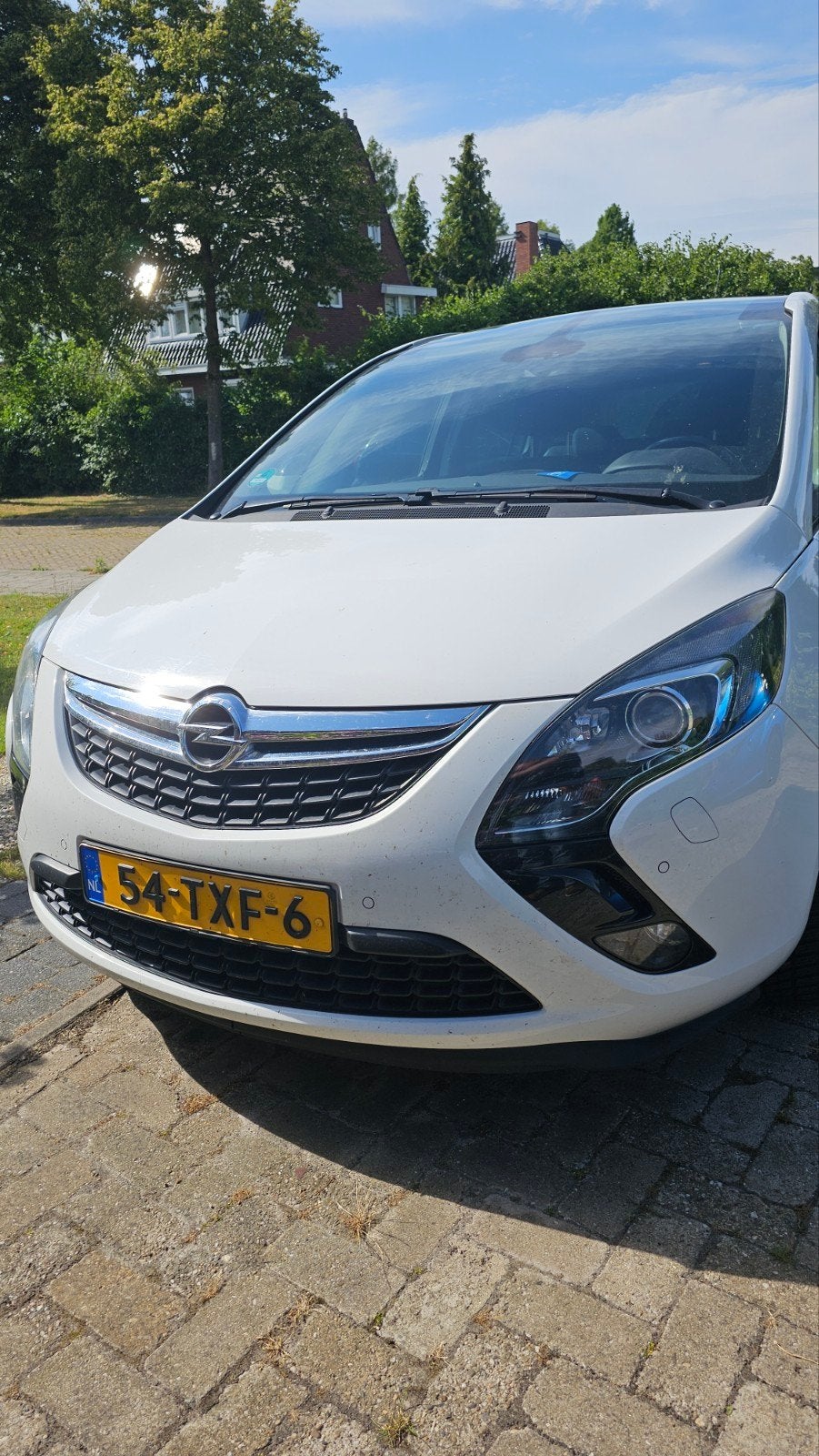 Opel Zafira 1.4 T 103KW  2012 Wit, Auto's, 1250 kg, 4 cilinders, Wit, Origineel Nederlands