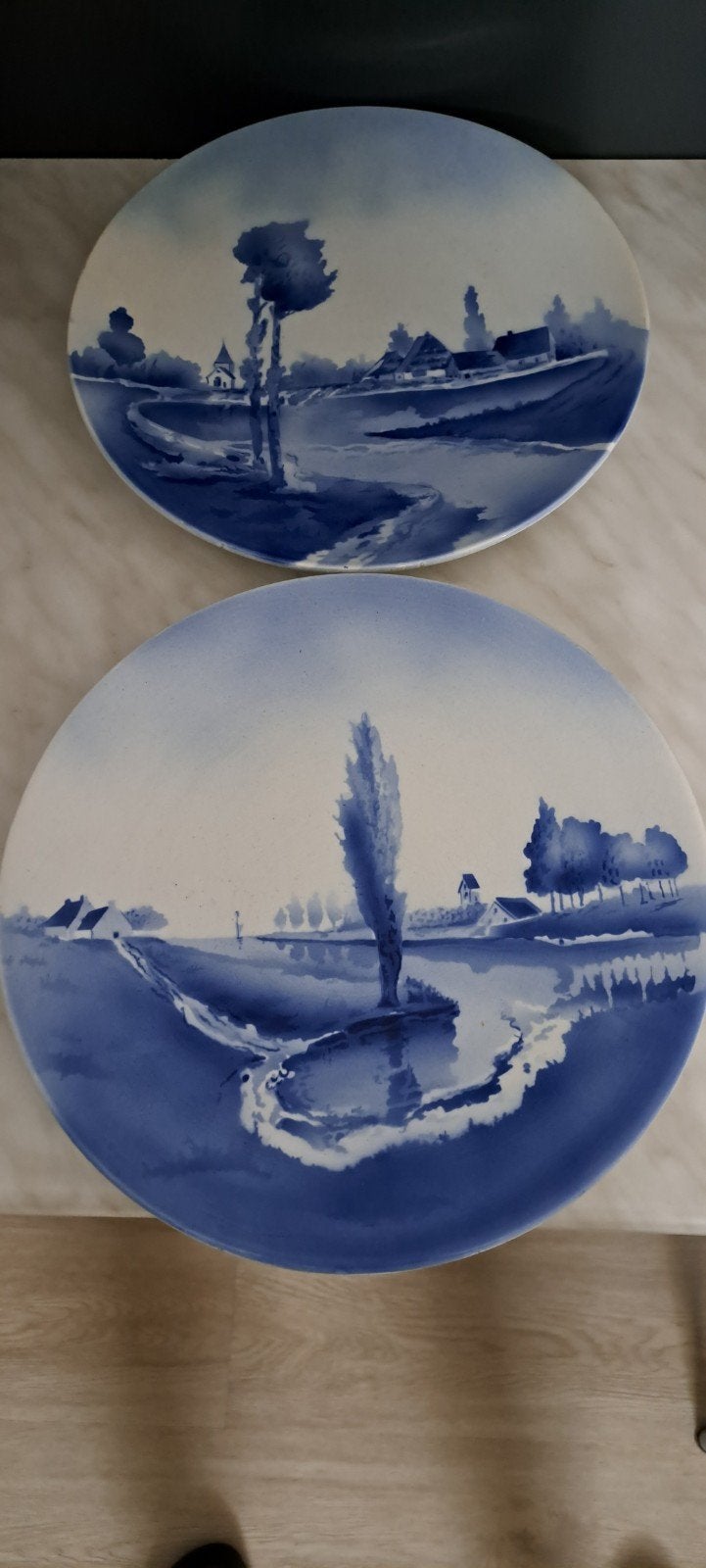 Antieke Delfts Blauwe Wandborden, Antiek en Kunst, Ophalen