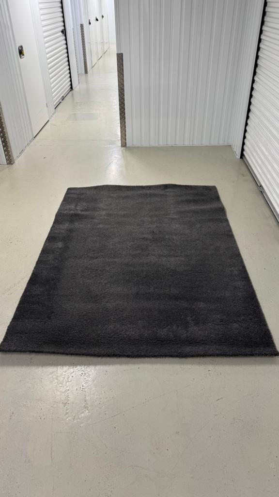 ÄDUM Vloerkleed, laagpolig, donkergrijs, 170x240 cm, Ophalen, Overige kleuren, 150 tot 200 cm, 200 cm of meer