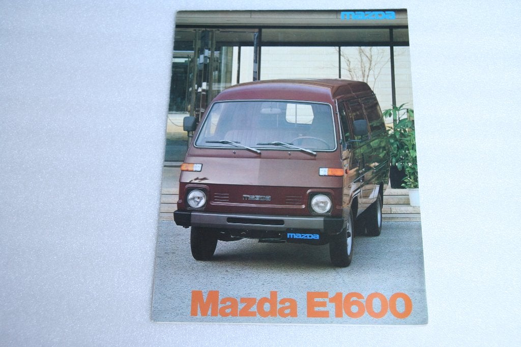Folder Mazda E-serie (E1600 (05-1980) (62), Ophalen of Verzenden, Zo goed als nieuw, Mazda