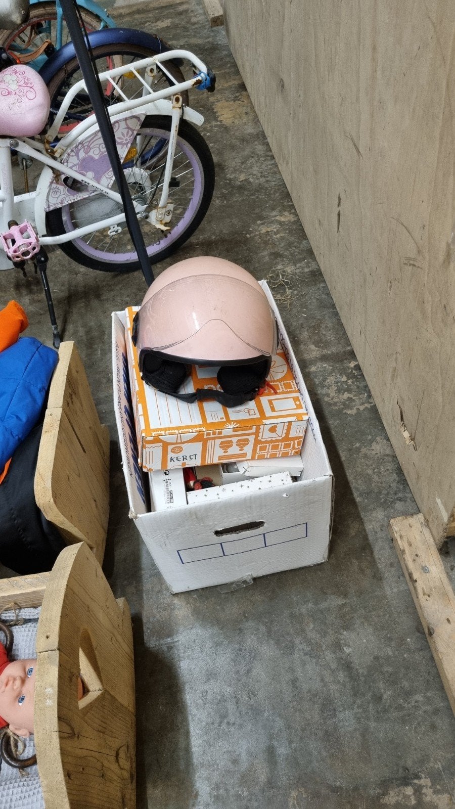 Roze helm te koop - 25 euro, Motoren, Ophalen of Verzenden
