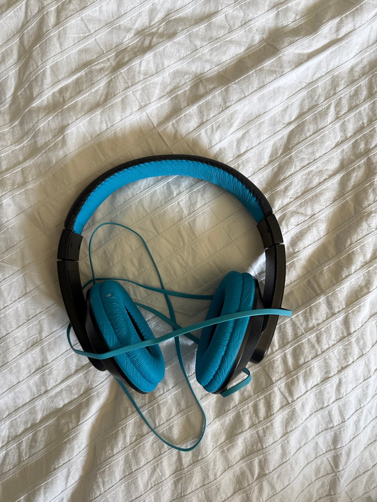 Grundig koptelefoon - Blauw/Zwart met lichte gebruikssporen, Ophalen of Verzenden, Gebruikt, Overige merken