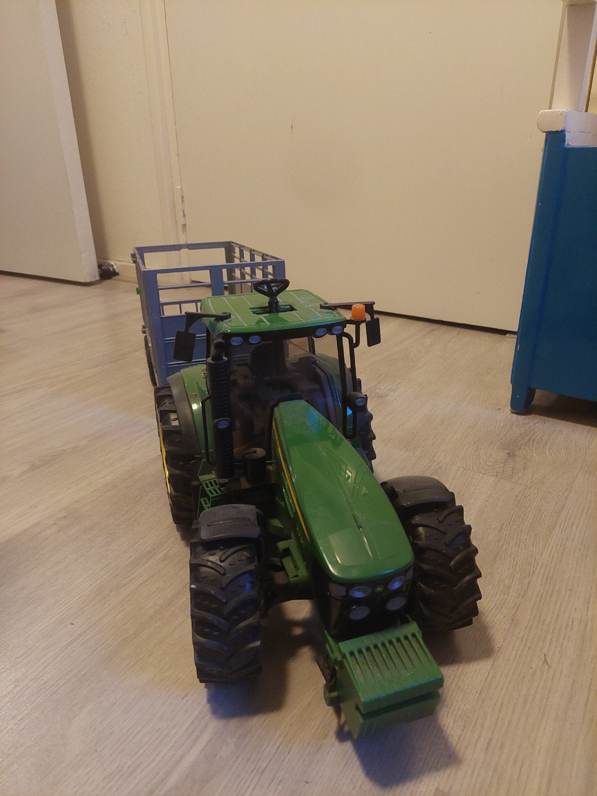 John Deere Tractor met aanhanger speelgoed, Ophalen, Gebruikt