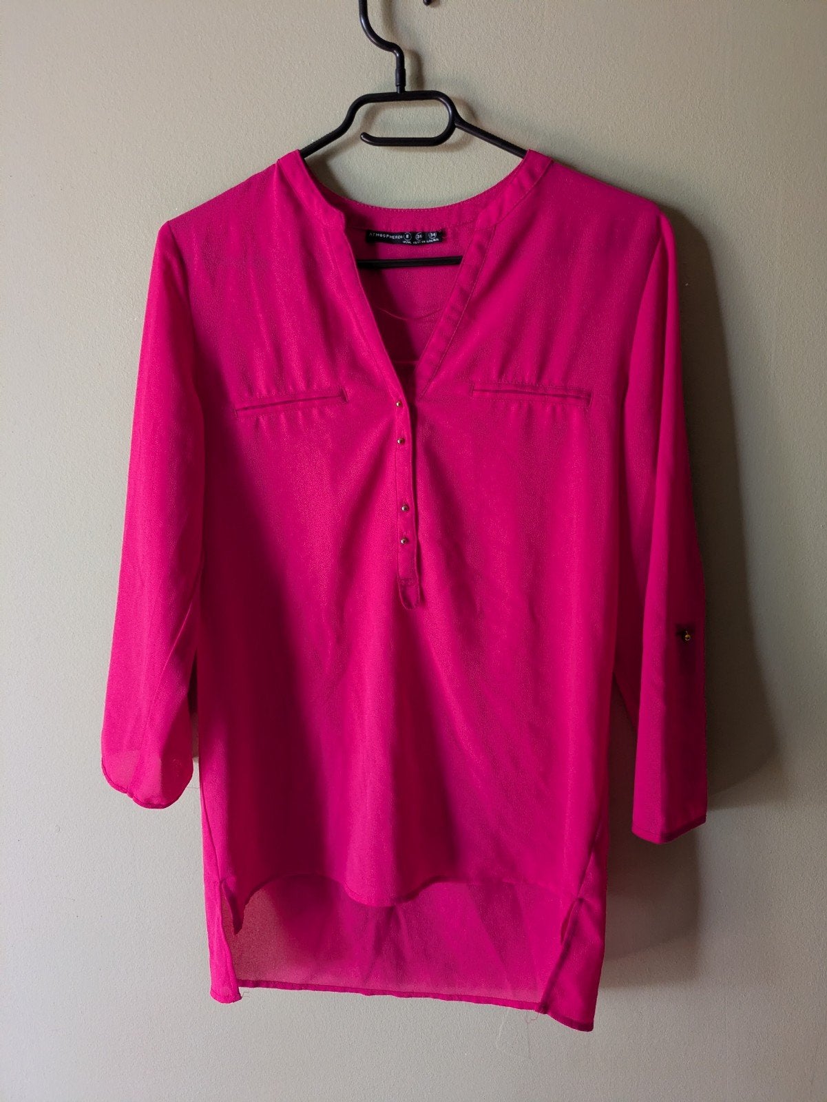 Atmosphere roze blouse maat XS (5), Atmosphere, Ophalen of Verzenden, Zo goed als nieuw, Roze