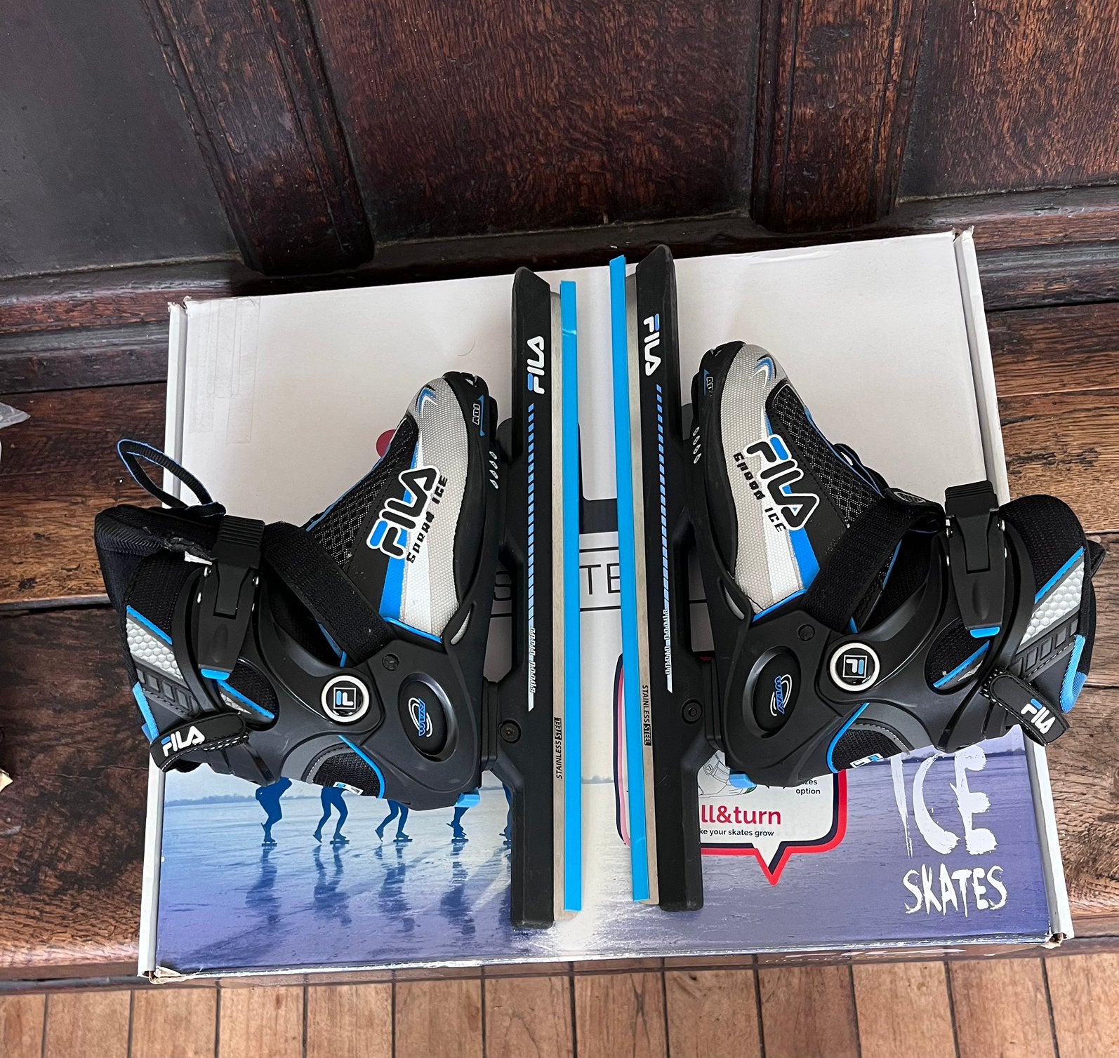 Fila noren maat 32-35 (verstelbaar), Sport en Fitness, Schaatsen, Zo goed als nieuw, Noren, Ophalen, Overige merken