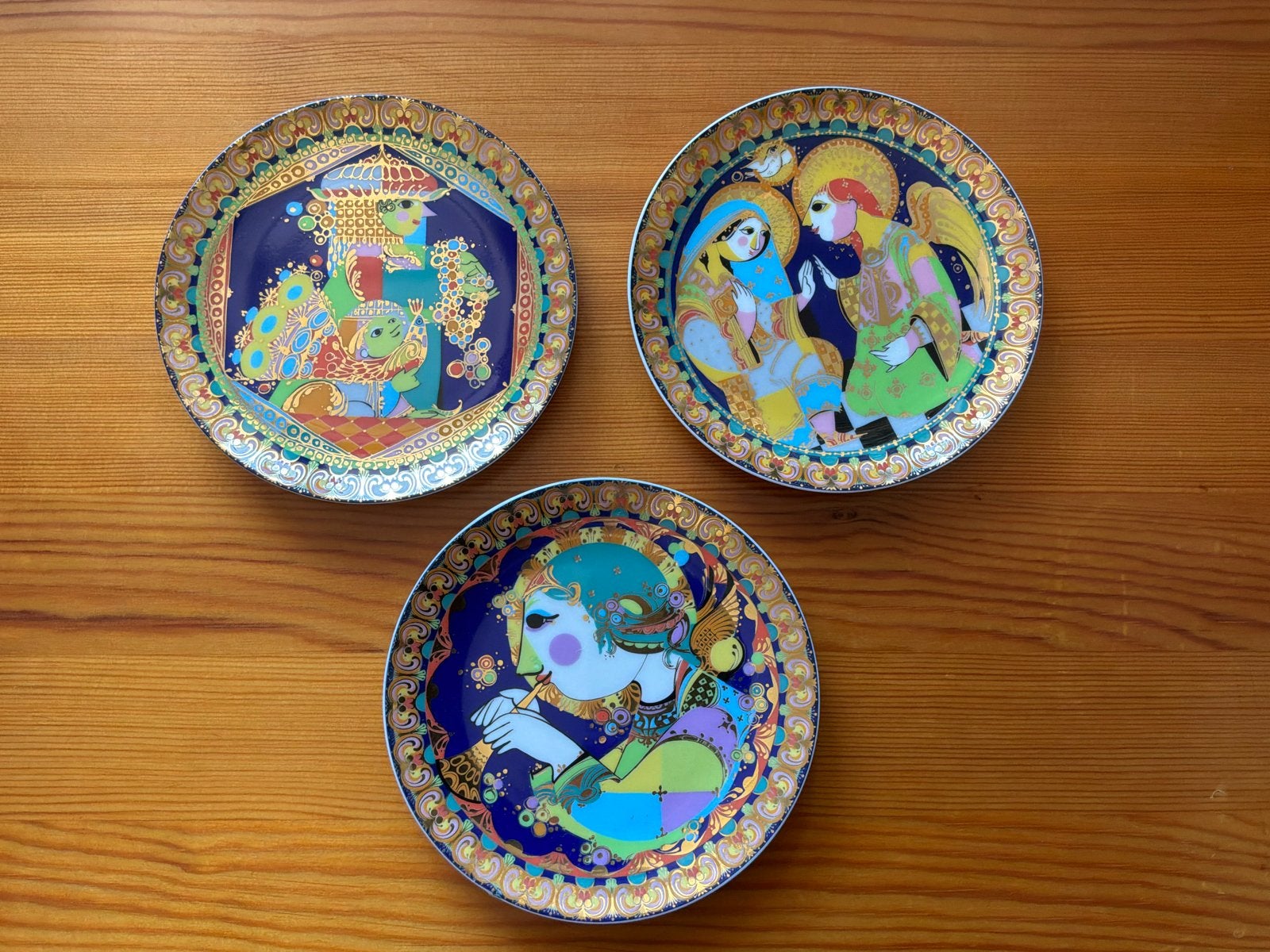 Rosenthal Millennium Edition Kerstborden - Set van 3, Ophalen of Verzenden