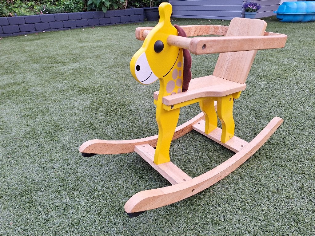 Hobbelpaard Giraffe, Ophalen, Gebruikt