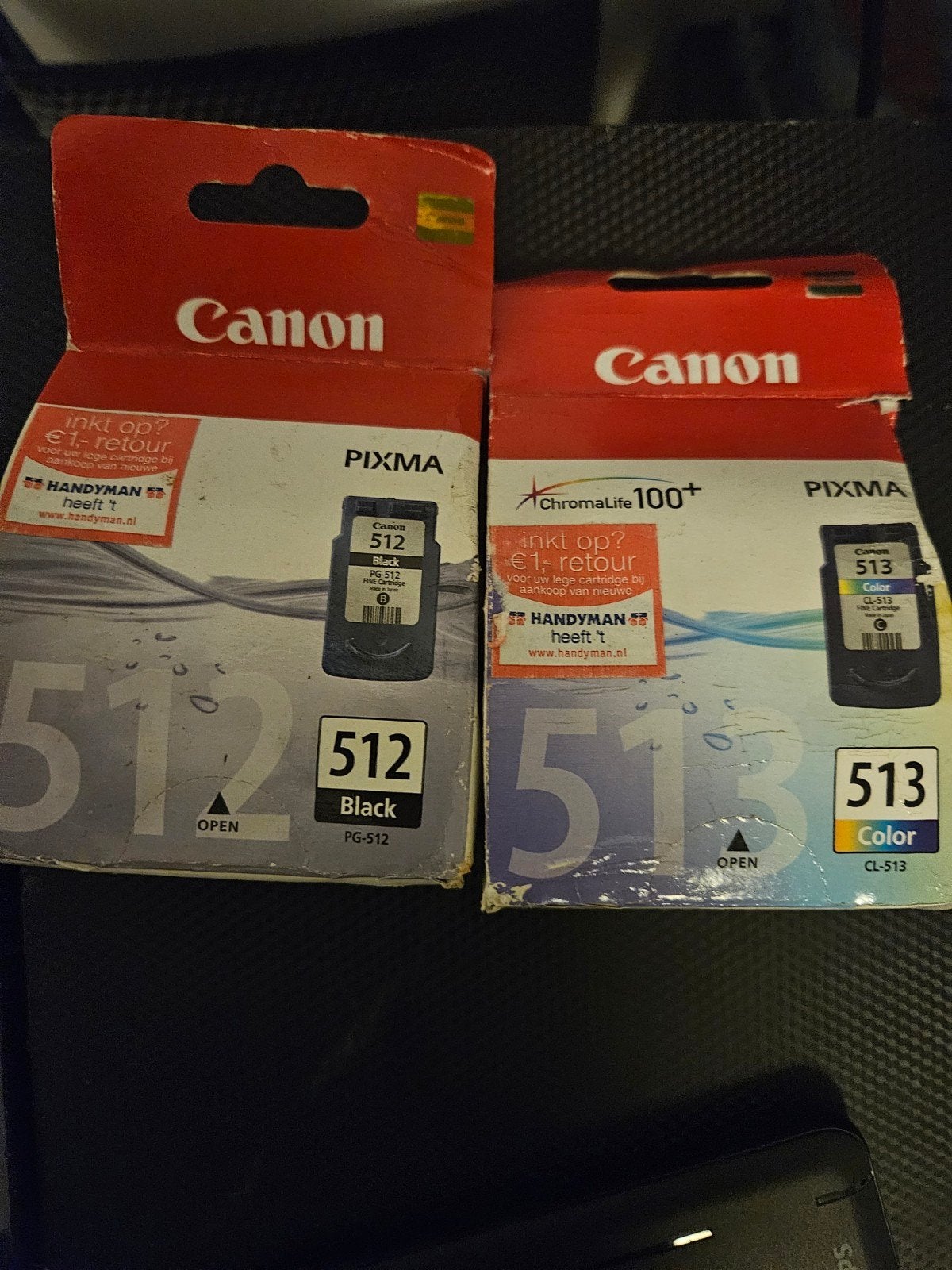 Canon Inktcartridges PG-512 Zwart en CL-513 Kleur, Computers en Software, Printerbenodigdheden, Ophalen of Verzenden, Nieuw, Cartridge