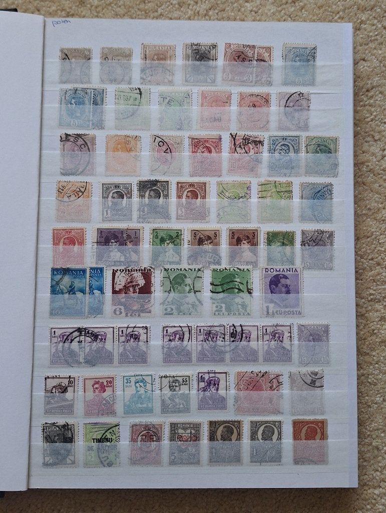 Bijzondere verzameling postzegels Roemenië in album, Ophalen of Verzenden, Buitenland