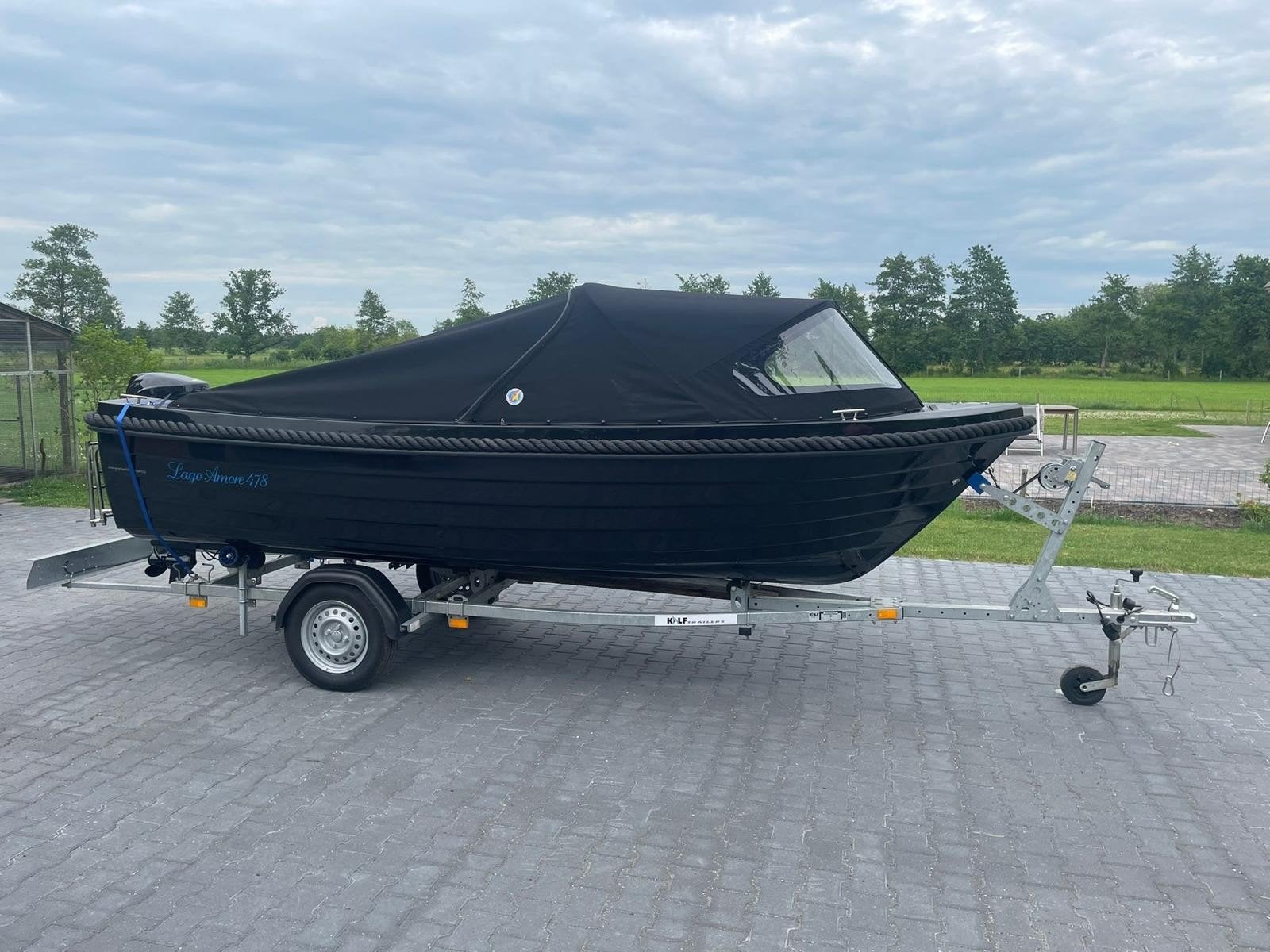 Bijzonder mooie stoere sloep met trailer, Watersport en Boten, Sloepen, Ophalen, Overige typen, Lago Amore, Anker