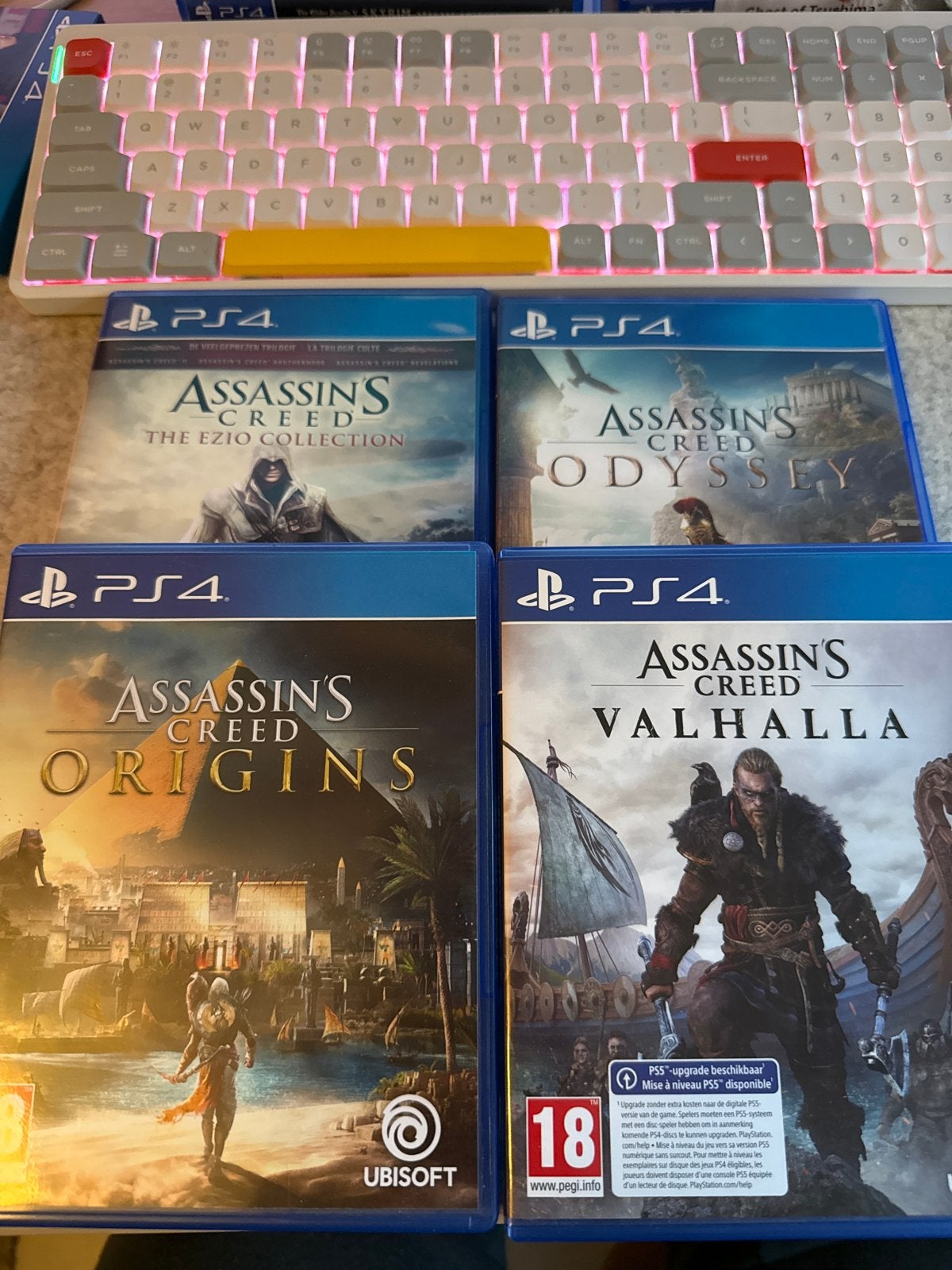 4 Assassin's Creed games voor PS4, Avontuur en Actie, Online, Gebruikt, Vanaf 18 jaar