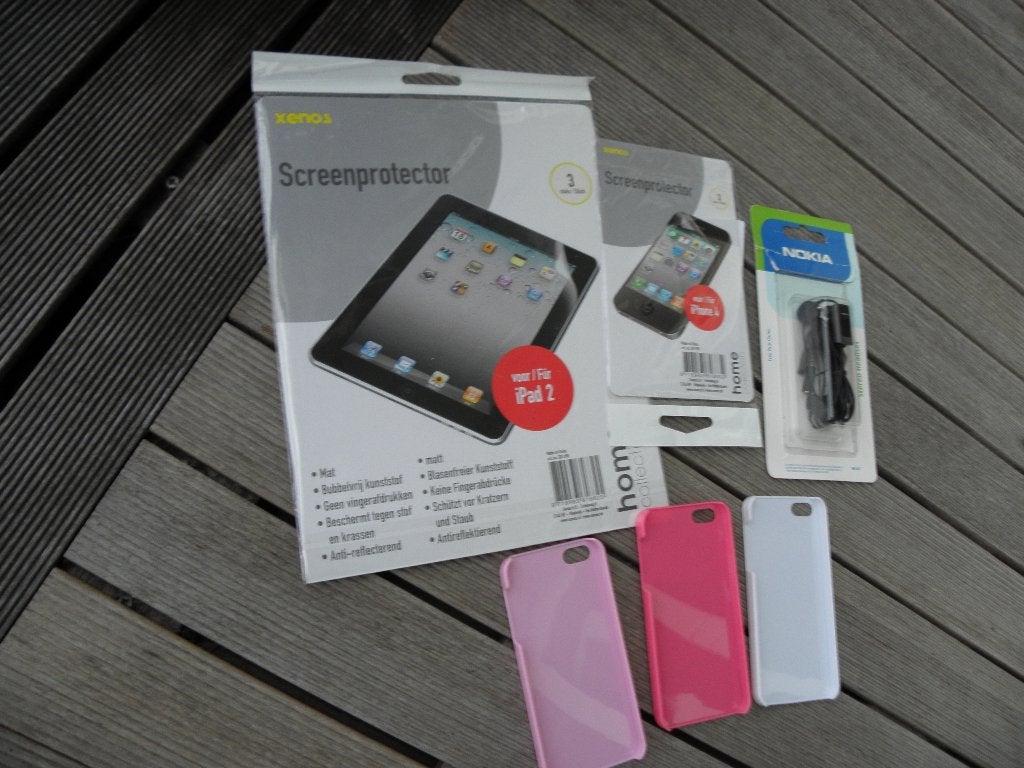 Apple Iphone Screenprotectors/Kleurenhoesjes/Nokia Headset, Ophalen of Verzenden, Zo goed als nieuw, 128 GB