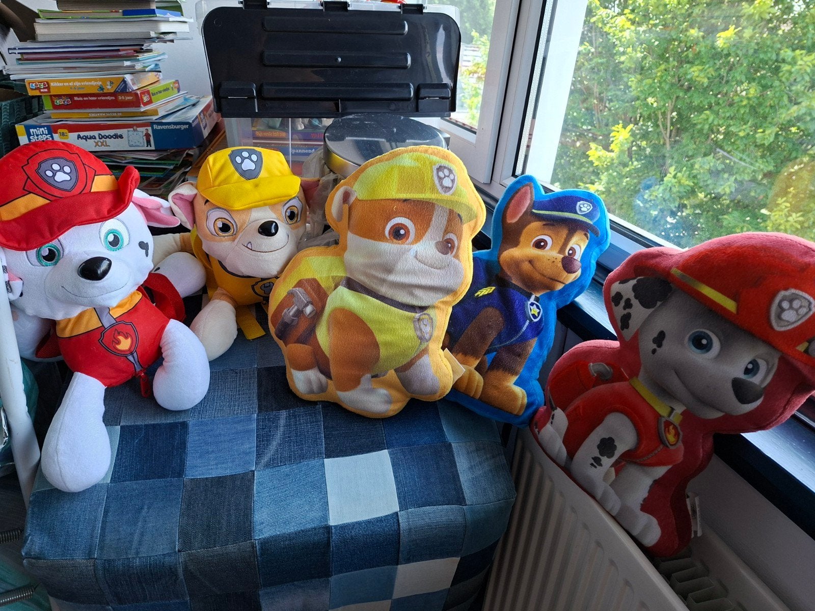 Paw Patrol kussens en knuffels, Ophalen, Zo goed als nieuw, Versiering