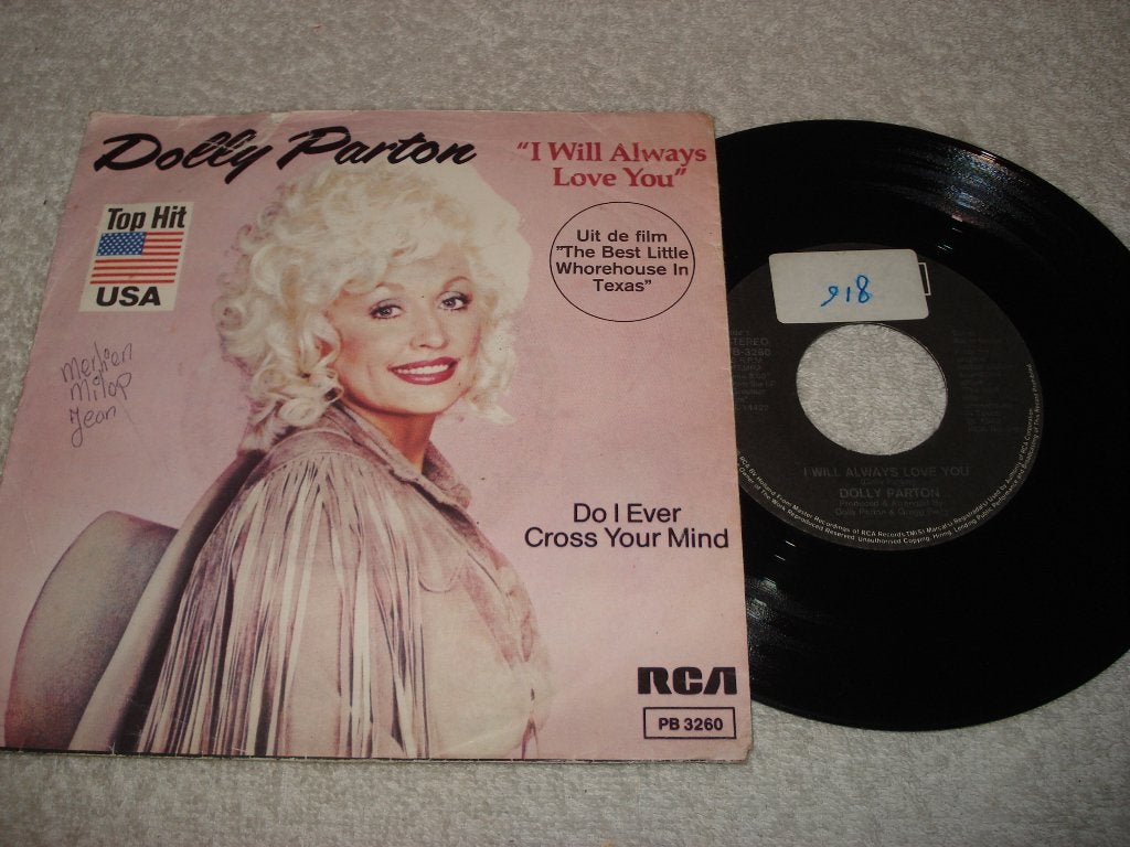 Dolly Parton     i will always love You  NL   Orgineel, Fotohoes, Ophalen of Verzenden, Gebruikt, Country en Western