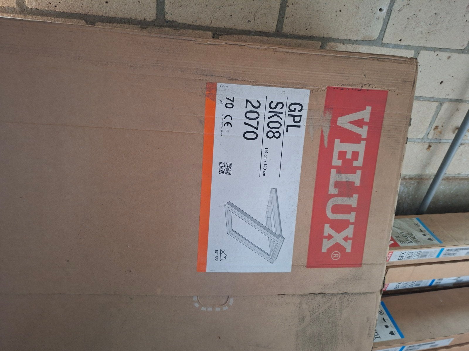 Velux dakraam 114 x 140, Ophalen of Verzenden, 80 tot 120 cm, Dakraam, 80 tot 120 cm