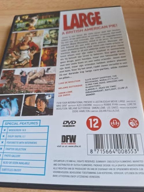 Dvd large hh, Vanaf 12 jaar, Ophalen of Verzenden, Zo goed als nieuw, Romantische komedie