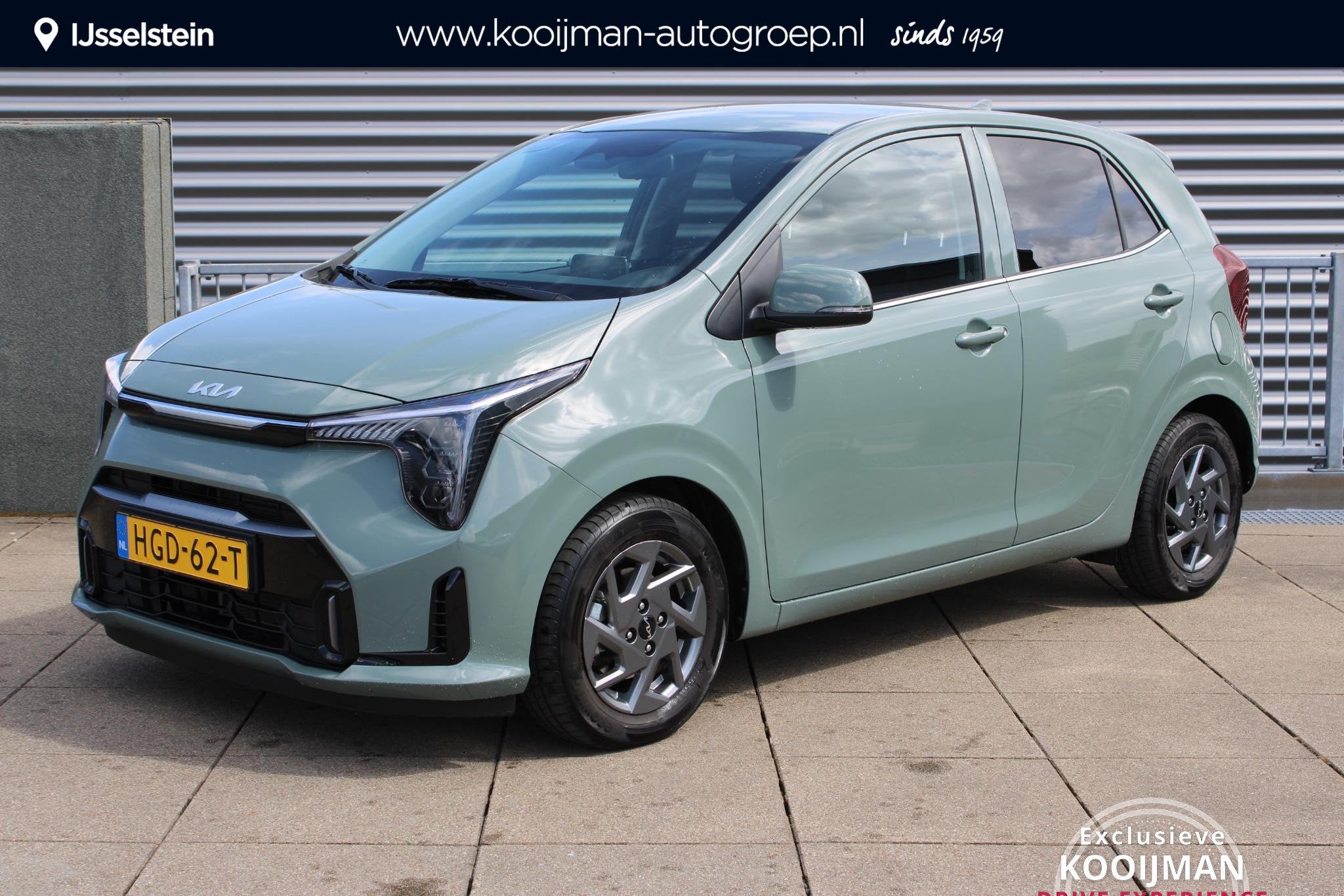 Kia Picanto 1.0 DPI DynamicPlusLine airco / navigatie / carp, Auto's, Stof, Euro 6, 4 stoelen, Lichtsensor