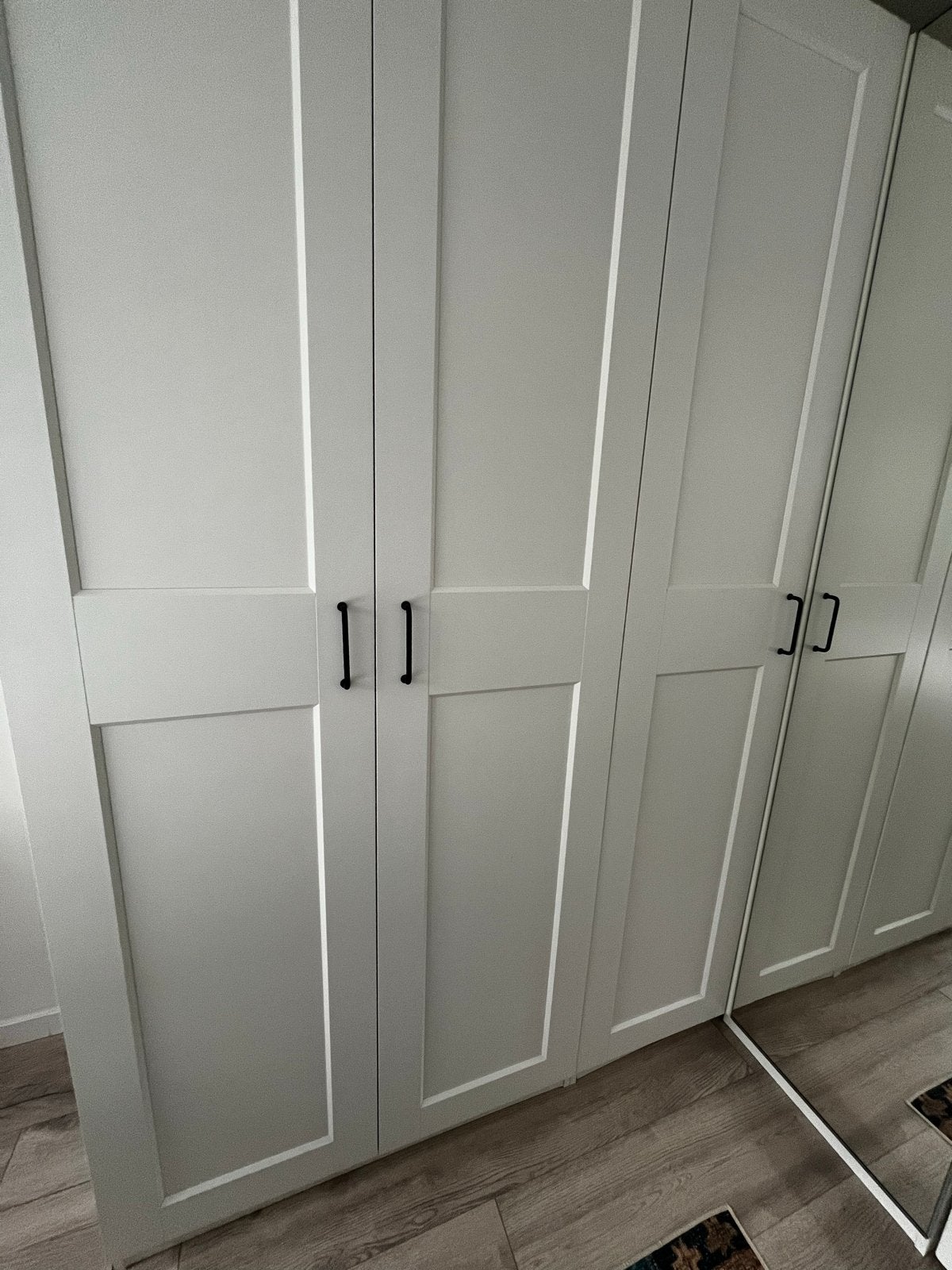 IKEA PAX Kast met deuren en spiegeldeur, Ophalen, Gebruikt, 100 tot 150 cm, 200 cm of meer