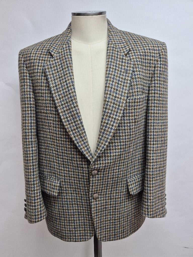 Harris Tweed colbert blazer, maat 25, Maat 52/54 (L), Harris Tweed, Meerkleurig, Ophalen of Verzenden