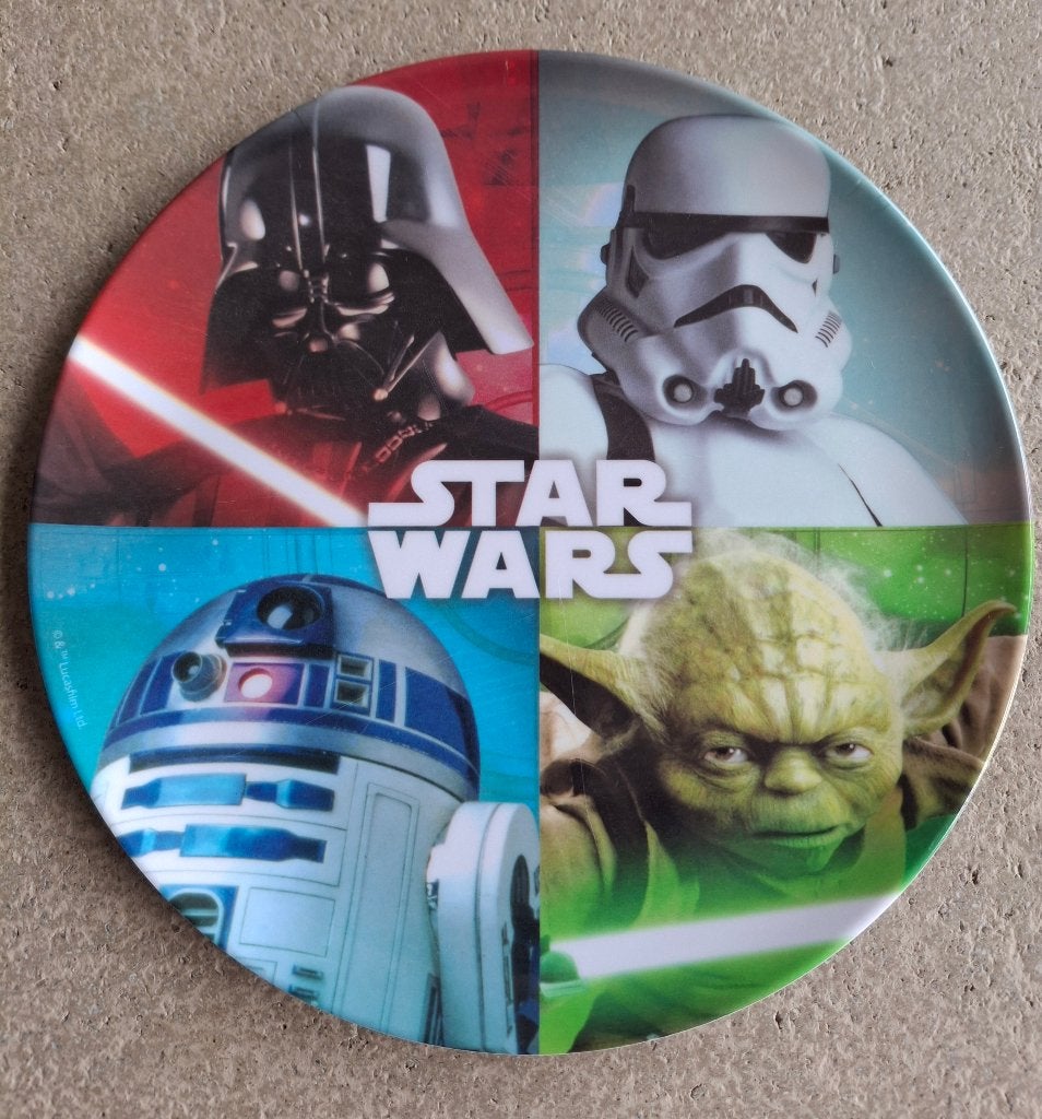 Melamine Bordje: Star Wars, Huis en Inrichting, Keuken | Servies, Overige materialen, Ophalen of Verzenden, Zo goed als nieuw