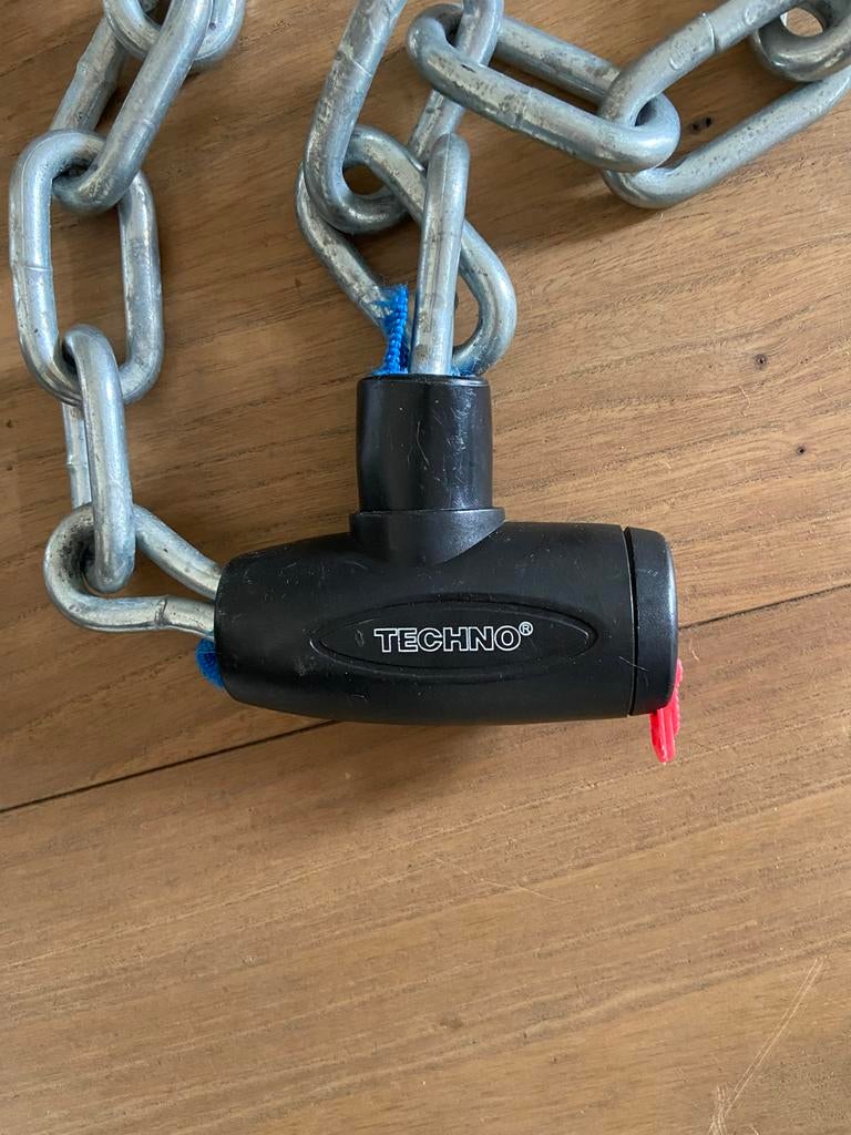Techno Kettingslot - Veiligheid voor uw fiets, Ophalen, Gebruikt, Kettingslot