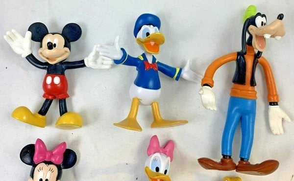 Disney Buigfiguren Mickey Minnie Donald Goofy Katrien Pluto, Coolsingel 104, 3011 AG Rotterdam, Netherlands, Zo goed als nieuw