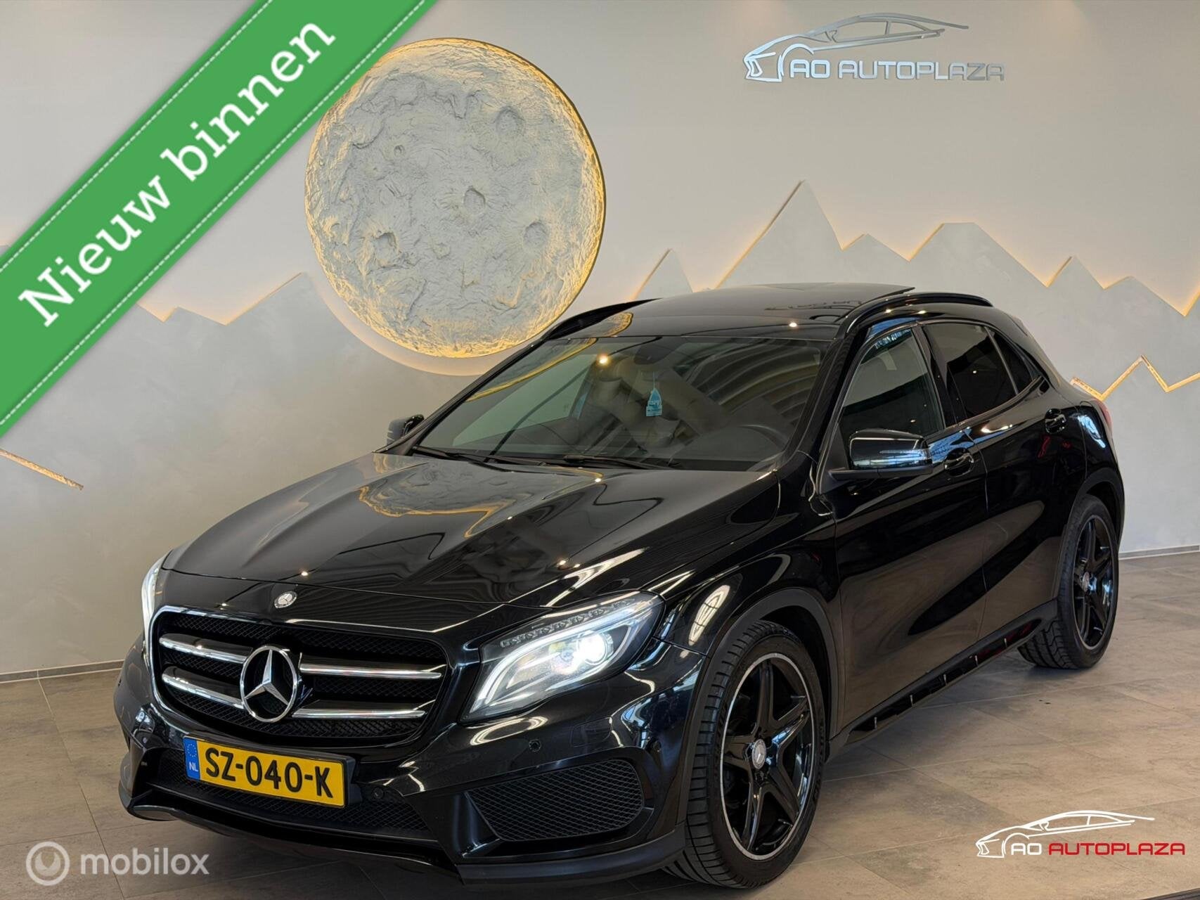 Mercedes GLA-klasse 200 AMG Panorama/Stoelverwarming/Leer/El, Auto's, 715 kg, Zwart, Bedrijf, SUV of Terreinwagen