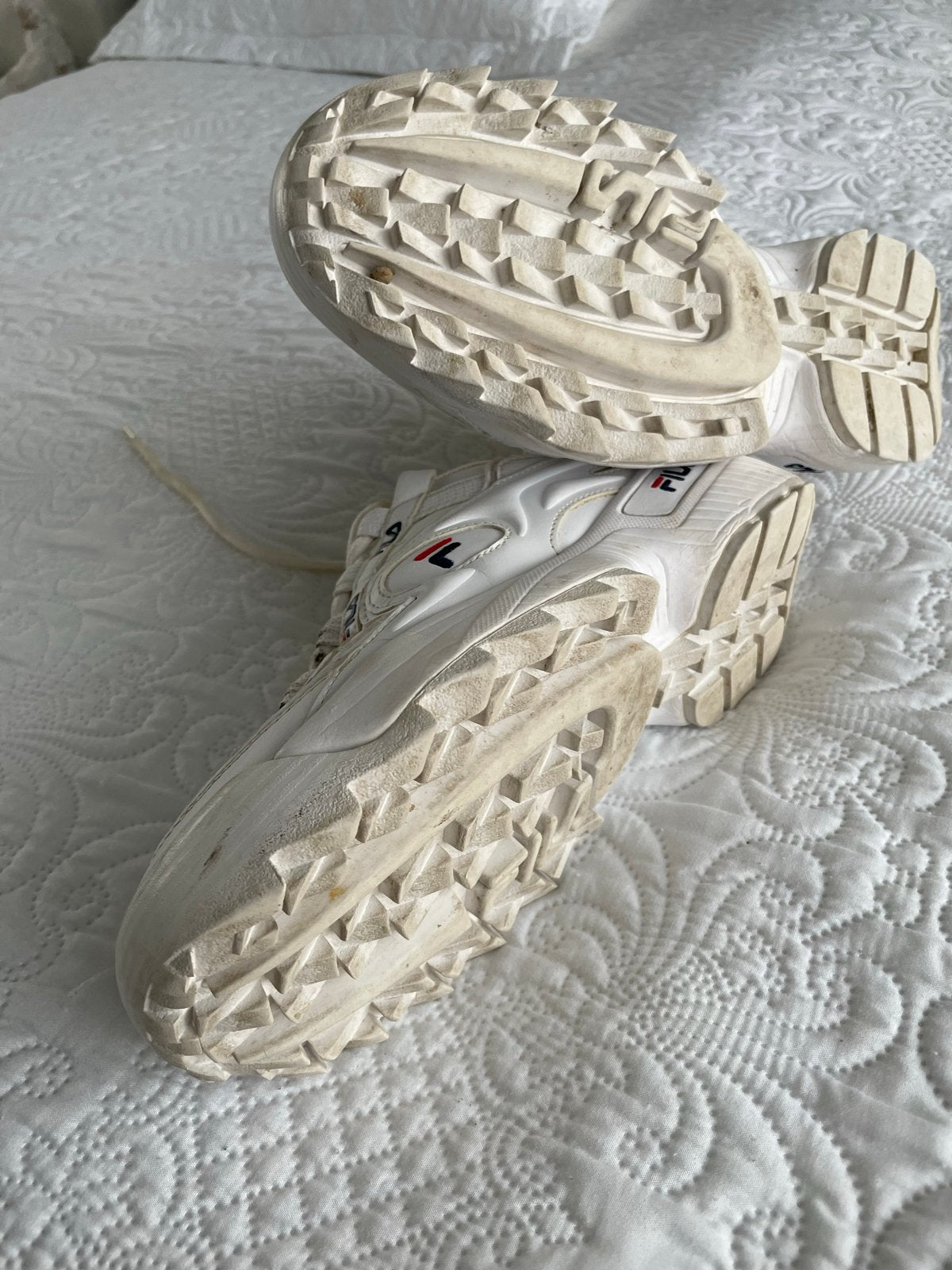 Stevige Fila sportschoenen, Ophalen of Verzenden, Gedragen, Wit, Sportschoenen