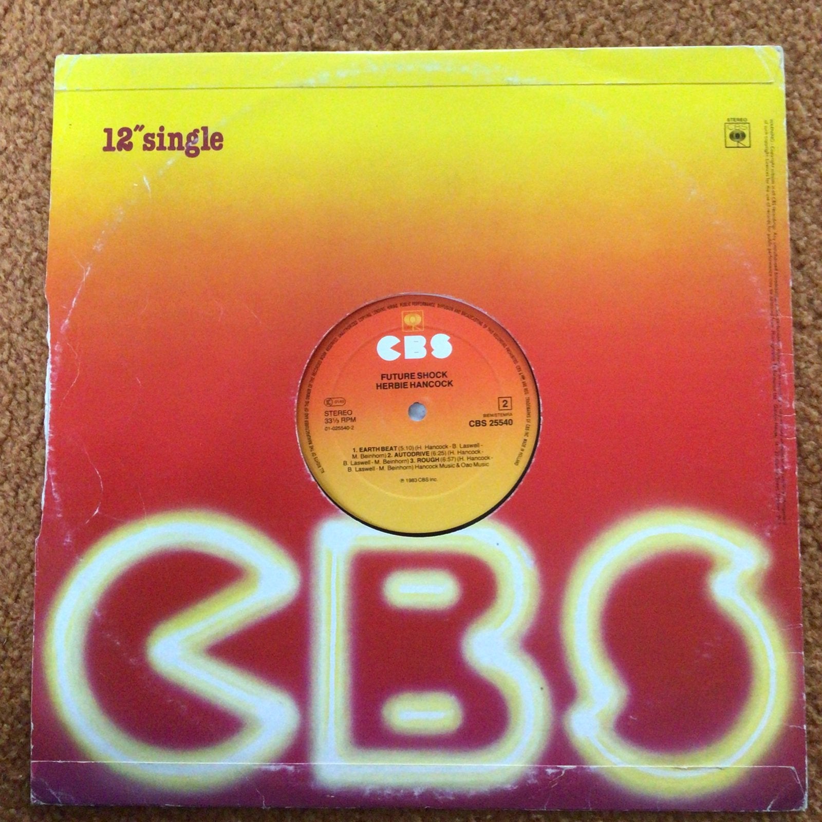 Lp  - Herbie Hancock - Future Shock, Ophalen of Verzenden, Zo goed als nieuw, 12 inch