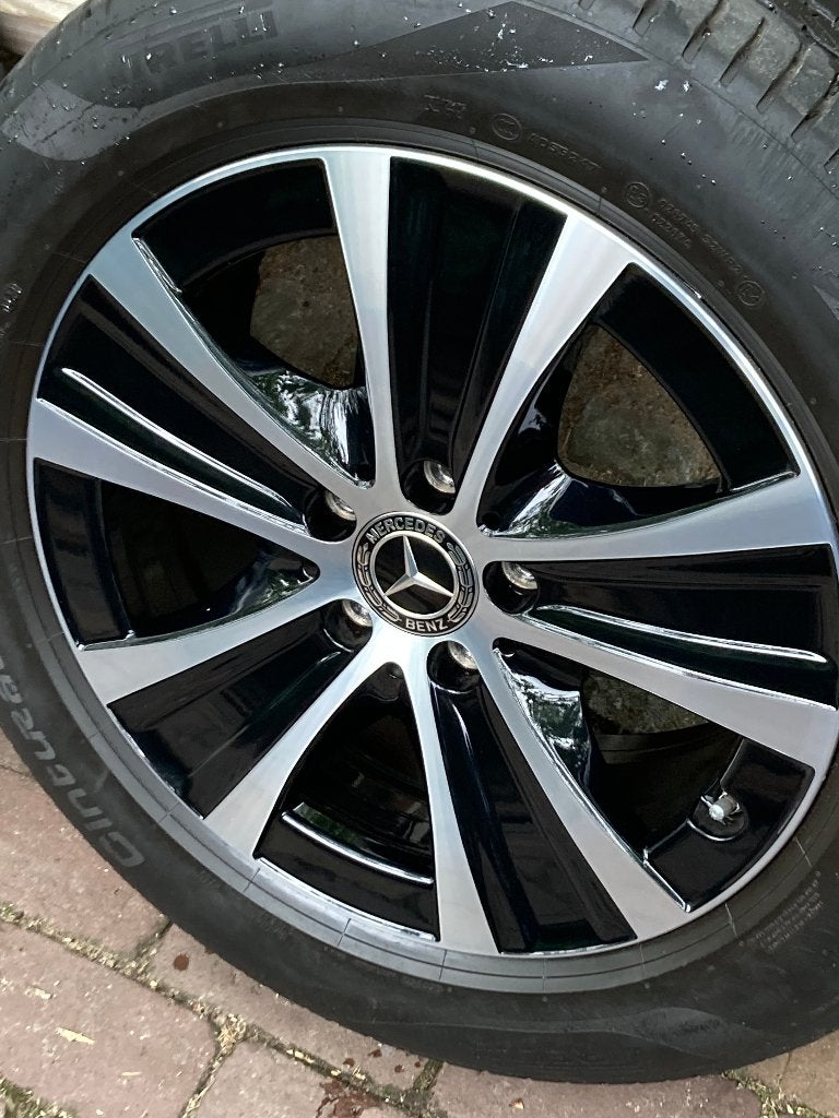Originele velgen ZGAN Mercedes E 213 met Pirelli zomerbanden, Ophalen, Gebruikt, Mercedes-Benz