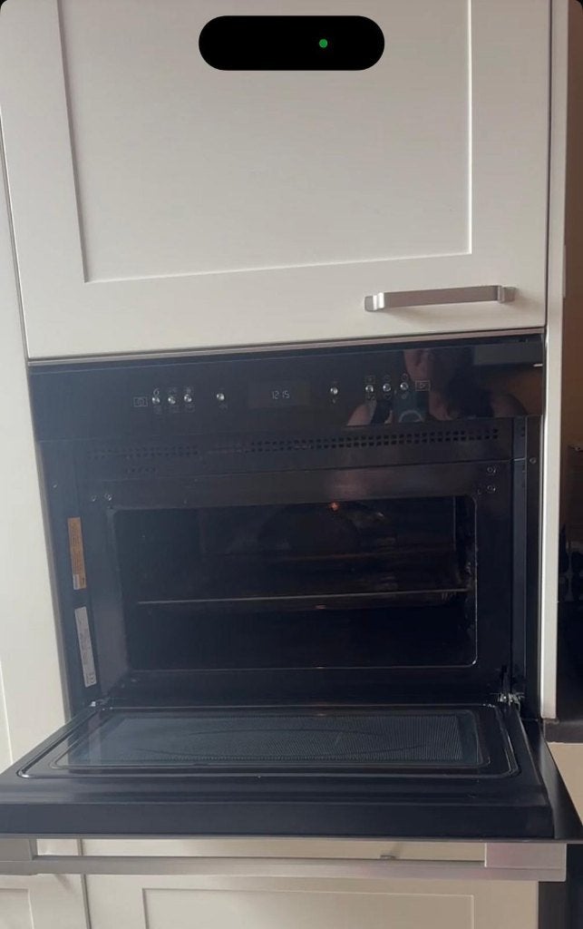Whirlpool w7 me450 combioven/magnetron, Ophalen, 45 tot 50 cm, Whirlpool, Gebruikt