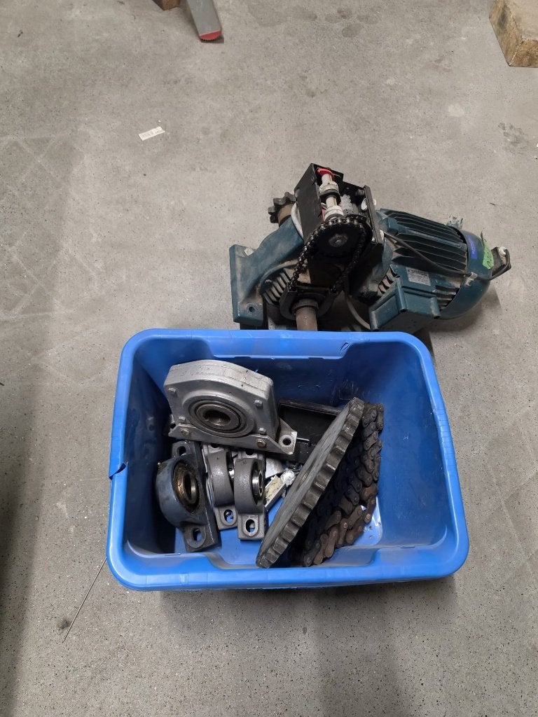 zware rolluik motor met accesores, Ophalen, Gebruikt, 200 cm of meer, Elektrische bediening