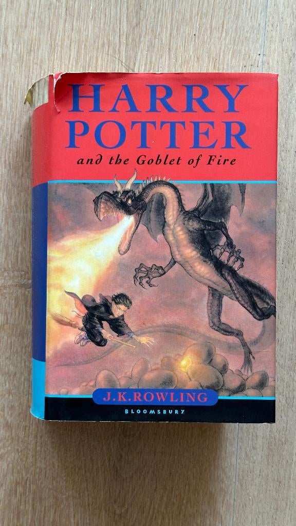 Boek Harry Potter 1e druk, Ophalen of Verzenden, Gebruikt, Boek of Poster
