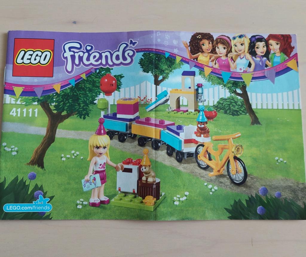 Lego Friends - feest fiets- 41111, Kinderen en Baby's, Speelgoed | Duplo en Lego, Lego, Friends, Ophalen of Verzenden, Complete set