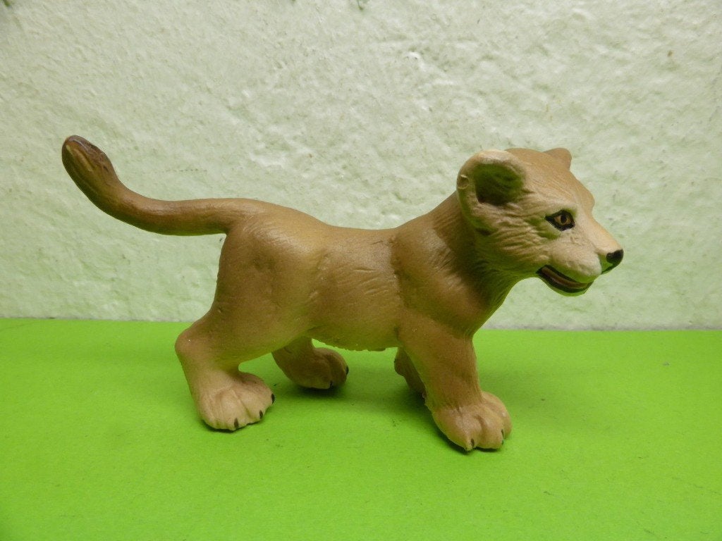 Schleich 14186 leeuw jong, dierfiguur, Verzenden, Gebruikt, Wild dier, Beeldje of Figuurtje