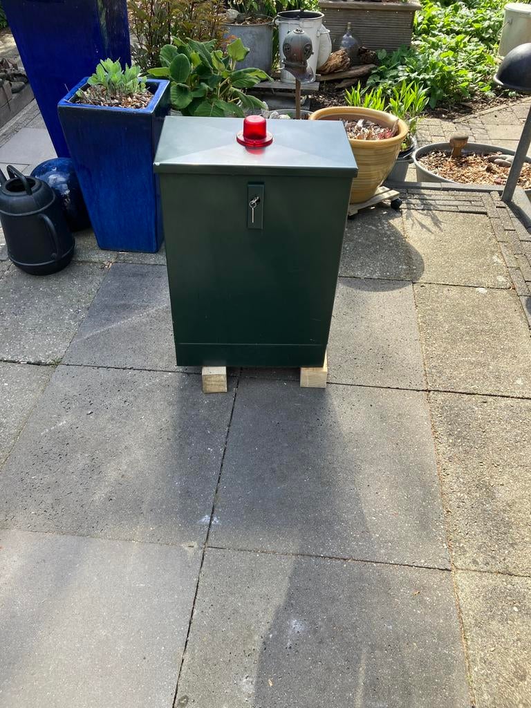 RVS installatie buitenkast. Zie foto’s en omschrijving., Ophalen, Gebruikt, Metaal, Overige typen