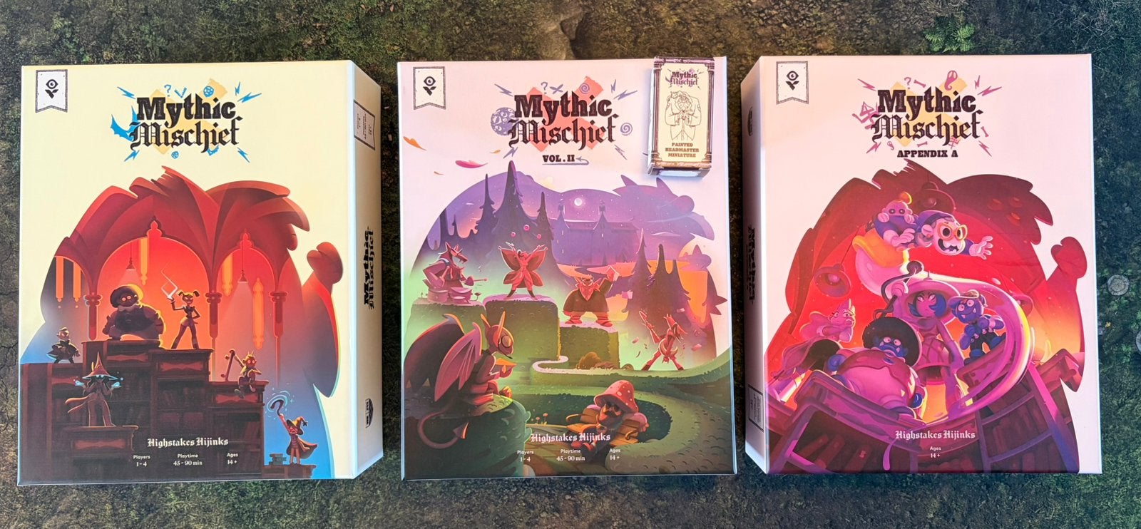Mythic Mischief vol I / II / Appendix A, Ophalen of Verzenden, Gebruikt